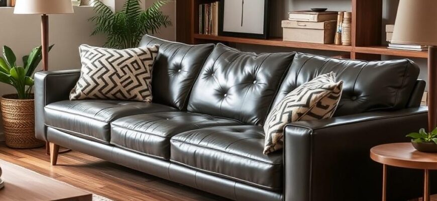 Диваны из экокожи плюсы минусы и уход