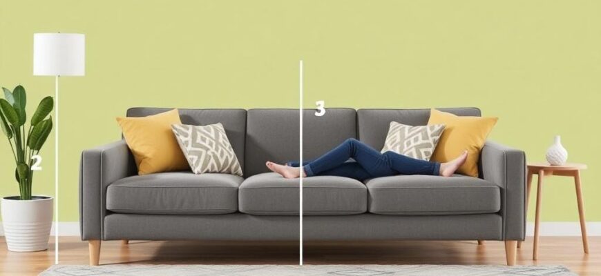 Как выбрать диван по росту и весу человека